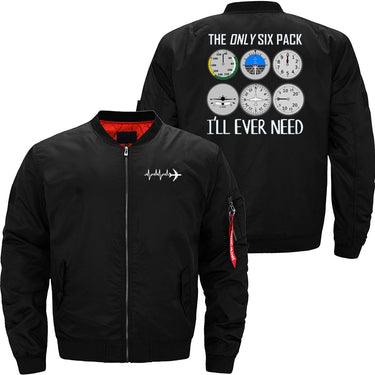 Only Six Pack I'll Need Funny Pilot Quote JACKET THE AV8R